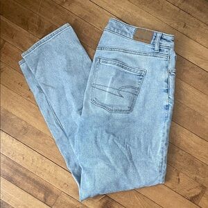 AE Light Wash Mom Jean